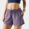 Women's Merino 4" Hike Short Purple Storm - ver - 6