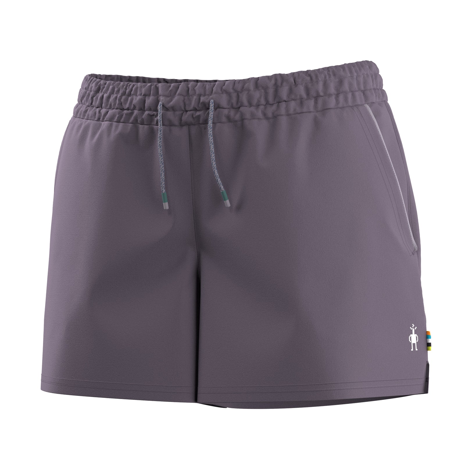 Women's Merino 4" Hike Short Purple Storm - ver - 2