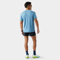 Men's Active Short Sleeve Mineral Blue Heather - ver - 2