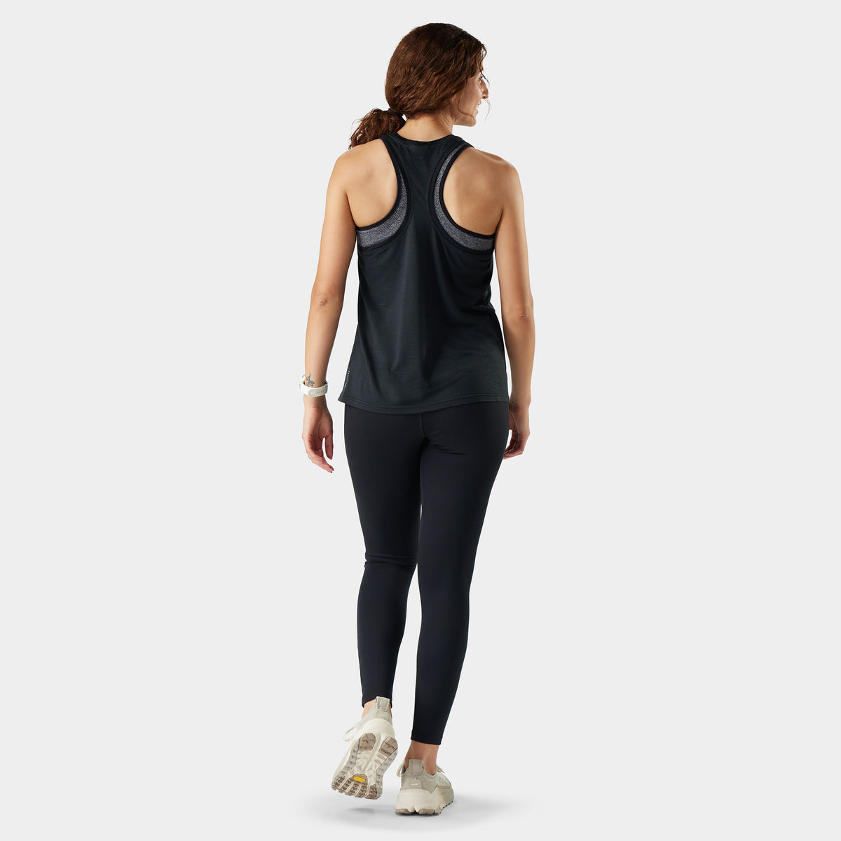 Women's Active Mesh Racerback Tank Black - 2