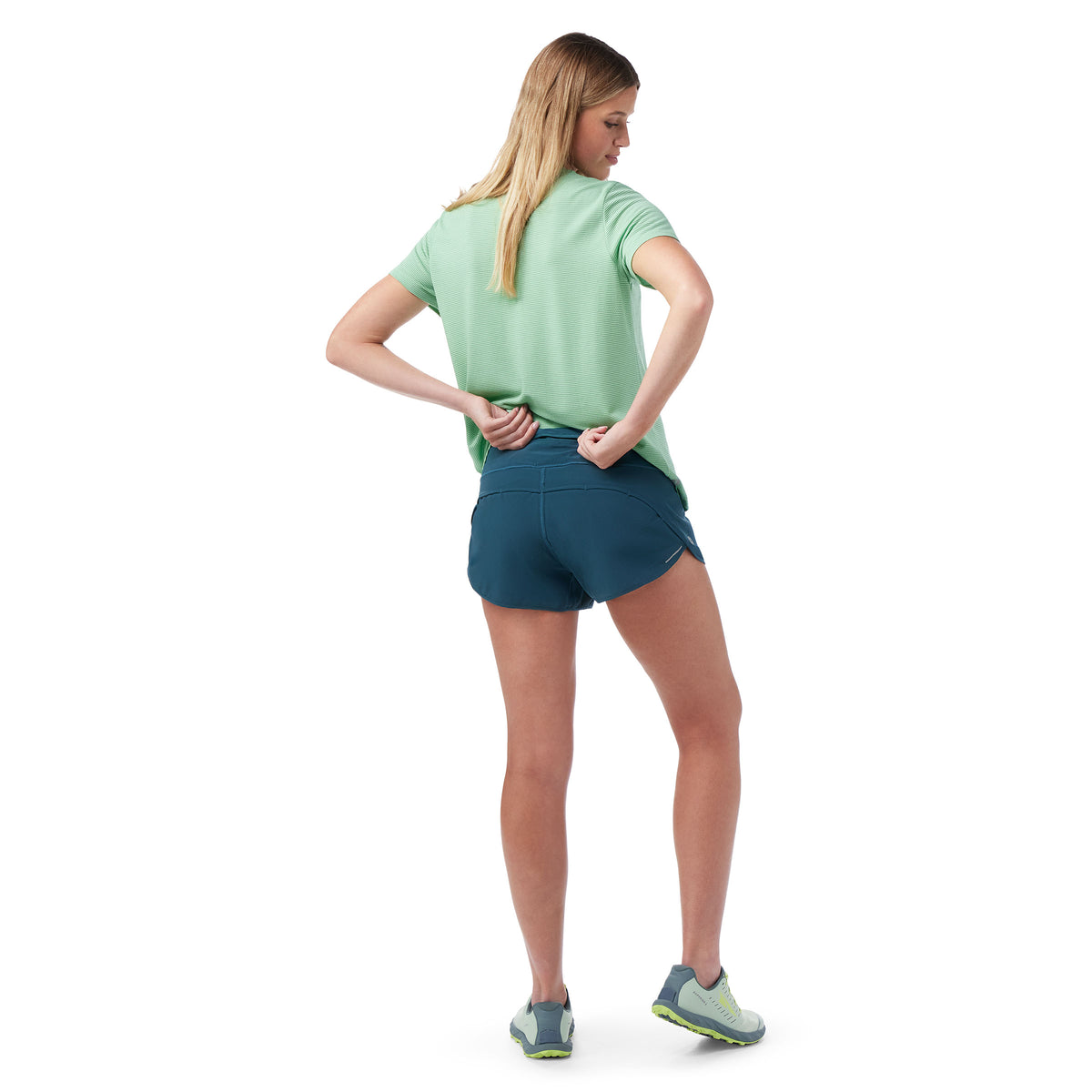 Short doublé Active 3" (8cm) pour femme  - voir - 2