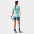 Women's Merino Short Sleeve Tee Boxed Pacific Blue - ver - 2