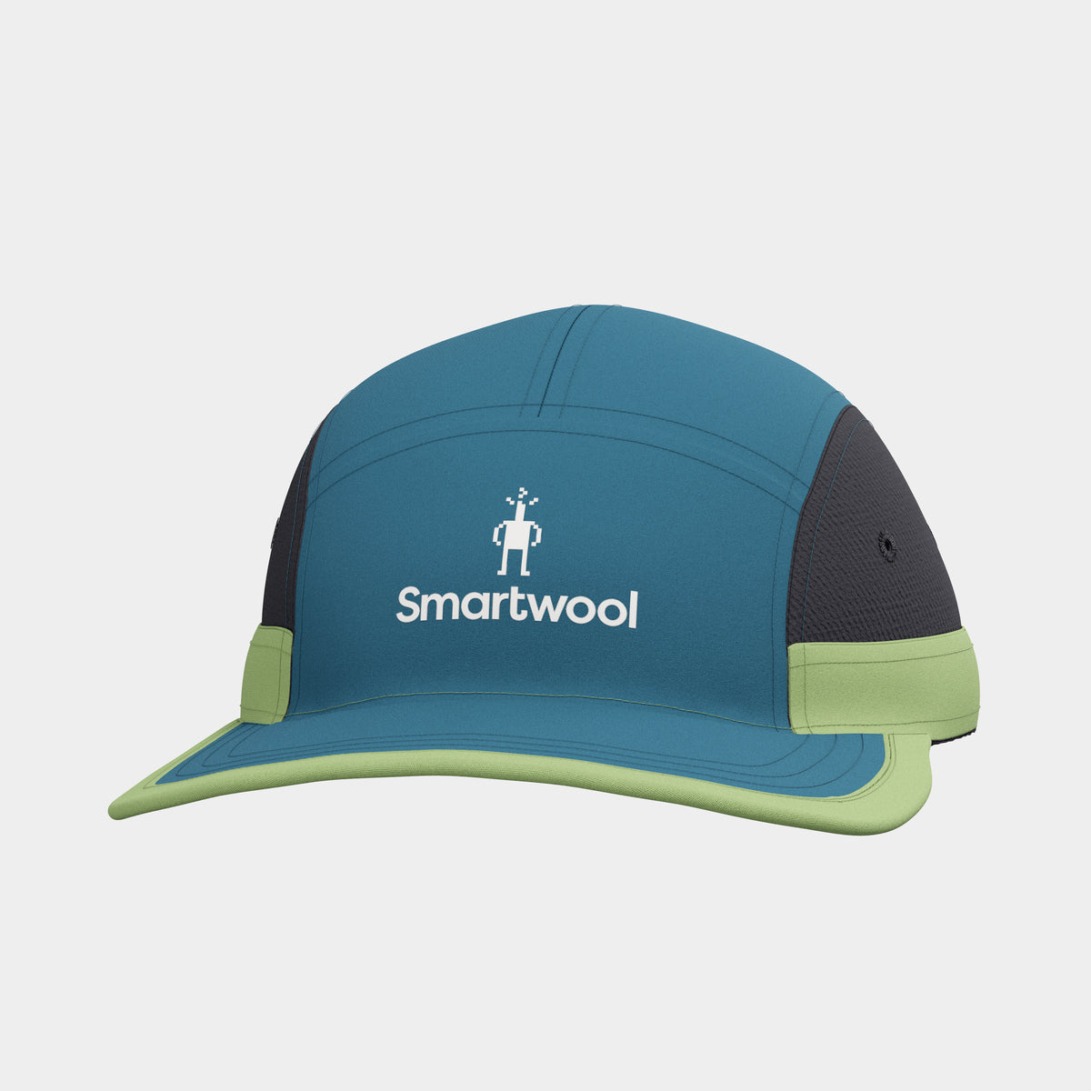 Smartwool 5 Panel Hat Twilight Blue - ver - 3