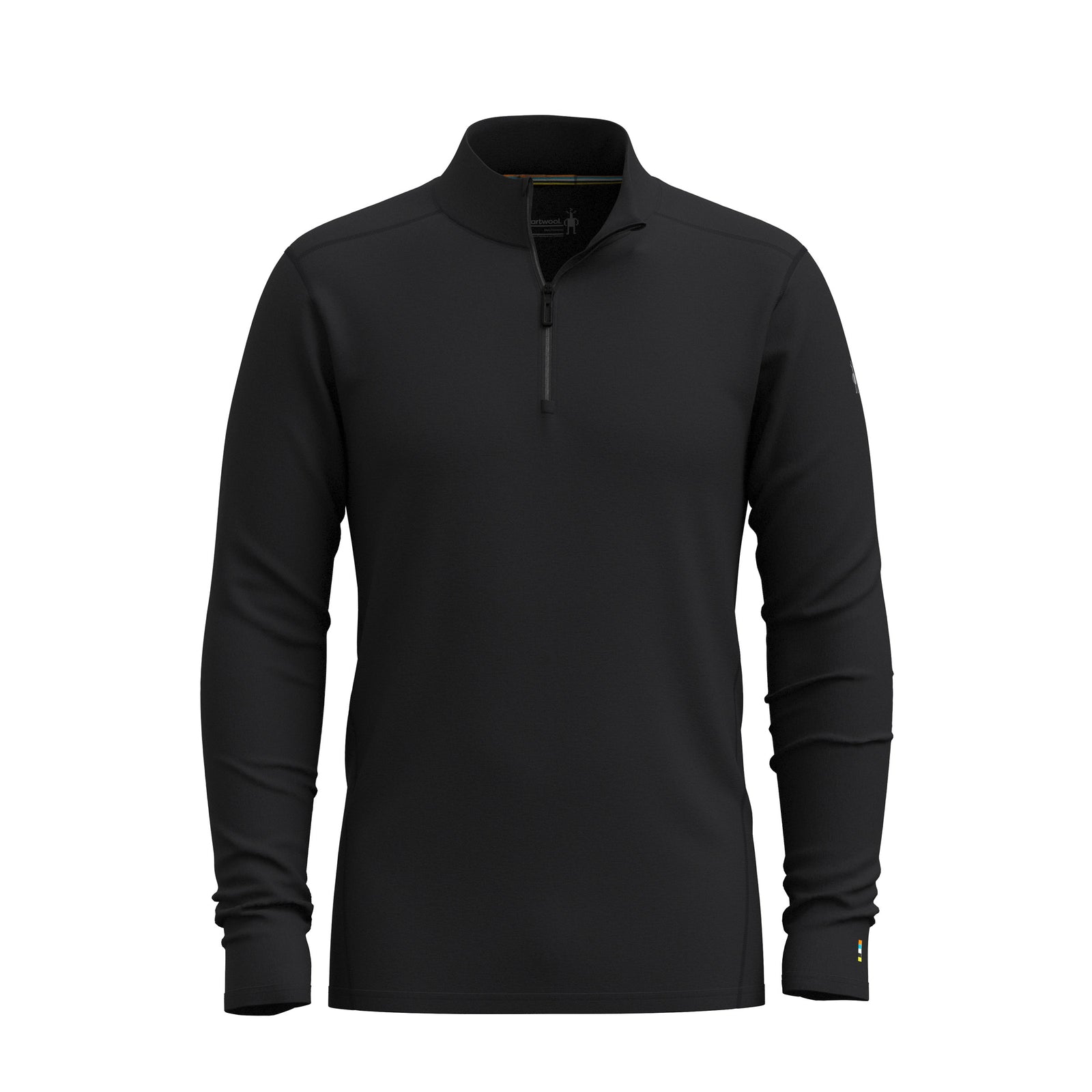 Men's Classic All-Season Merino Base Layer 1/4 Zip Boxed Black - ver - 3