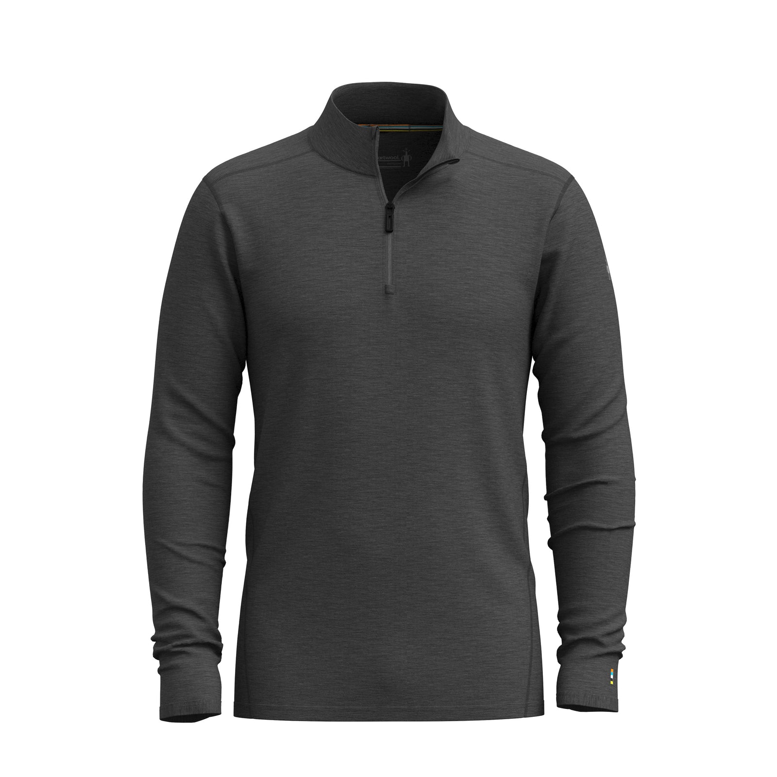 Men's Classic All-Season Merino Base Layer 1/4 Zip Boxed Iron Heather - ver - 3