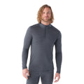 Men's Classic All-Season Merino Base Layer 1/4 Zip Boxed Iron Heather - ver - 1