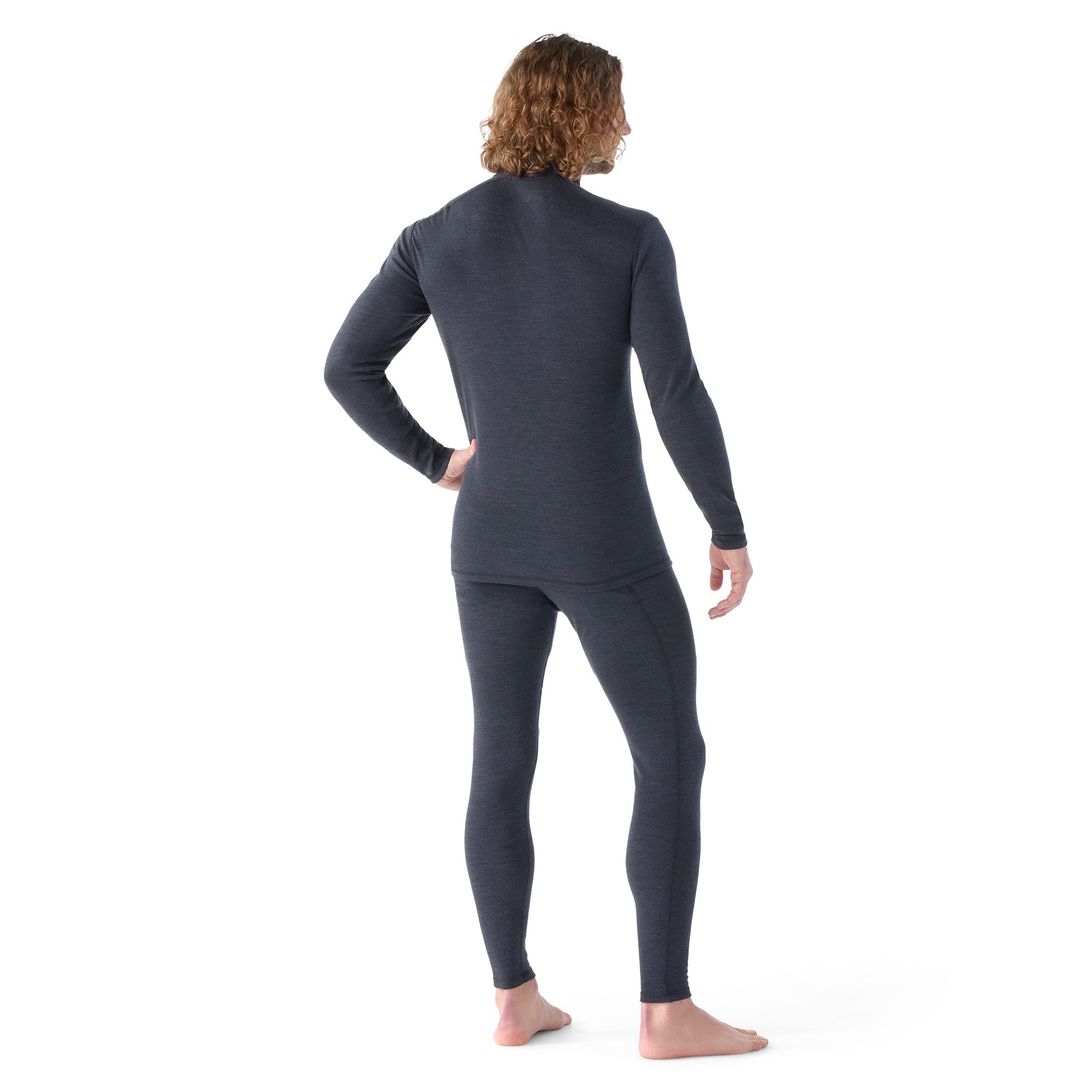 Strato base con mezza cerniera Classic Thermal Merino da uomo  - visualizza - 2
