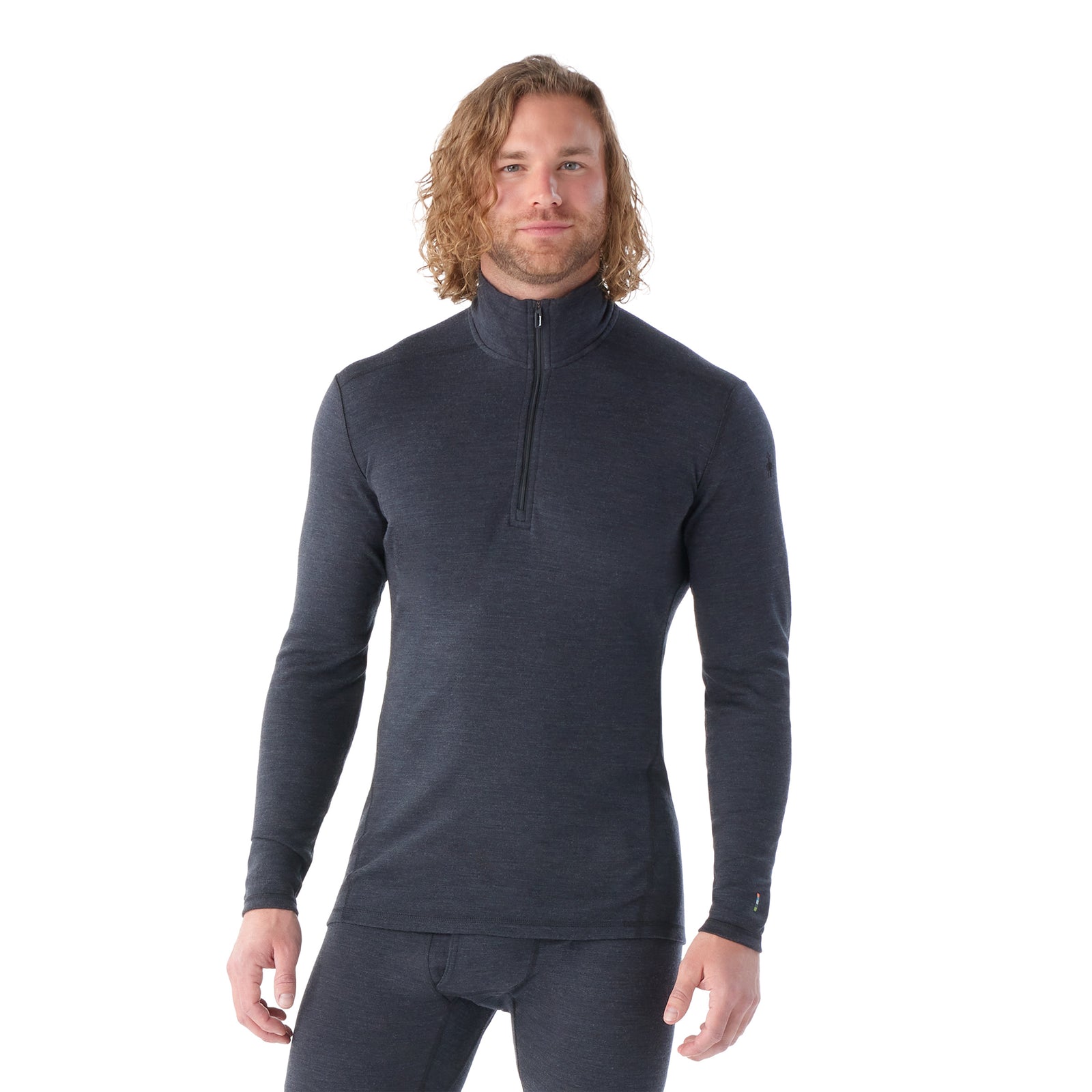 Strato base con mezza cerniera Classic Thermal Merino da uomo  - visualizza - 1