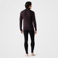 Men's Classic Thermal Merino Base Layer 1/4 Zip Boxed Mink Heather - ver - 2