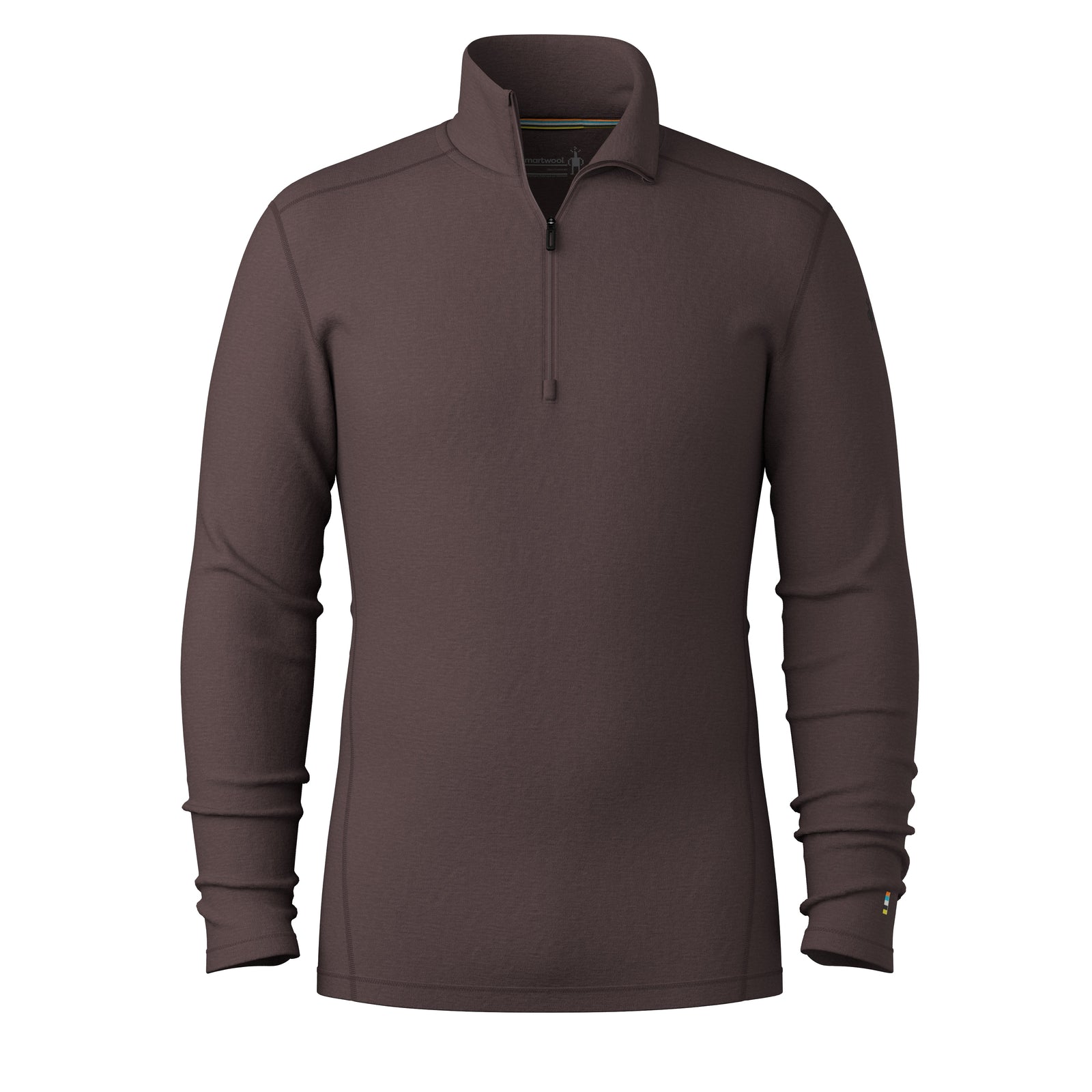 Men's Classic Thermal Merino Base Layer 1/4 Zip Boxed Mink Heather - ver - 3