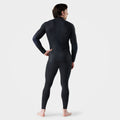 Camiseta interior Intraknit™ Thermal Merino con cremallera de 1/4 para hombre Charcoal-Nightfall Blue - ver - 2