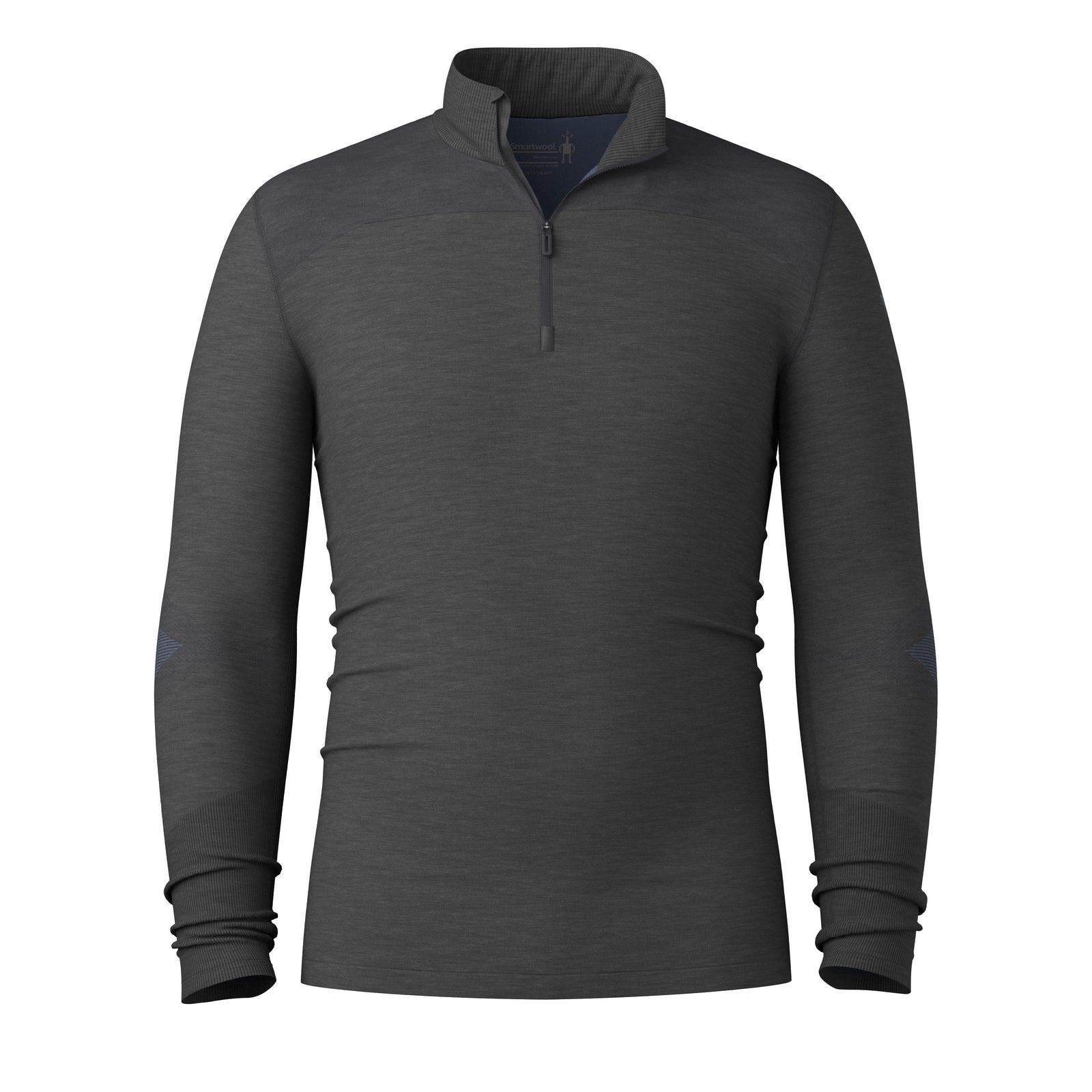 Camiseta interior Intraknit™ Thermal Merino con cremallera de 1/4 para hombre Charcoal-Nightfall Blue - ver - 3