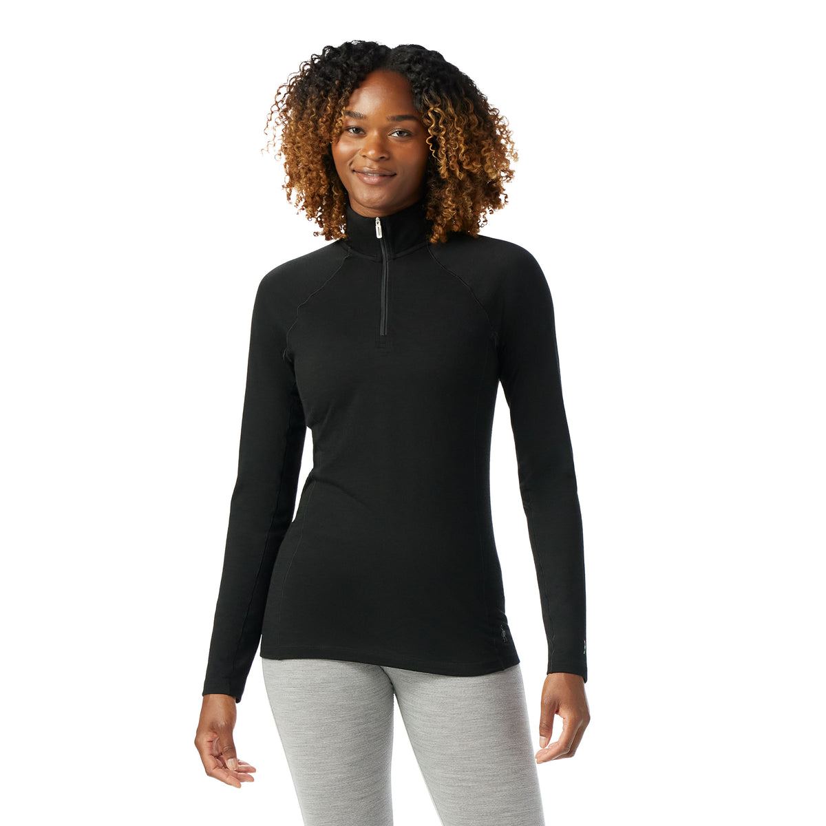Haut de base à demi-glissière Merino Classic All-Seasonpour femme  - 1