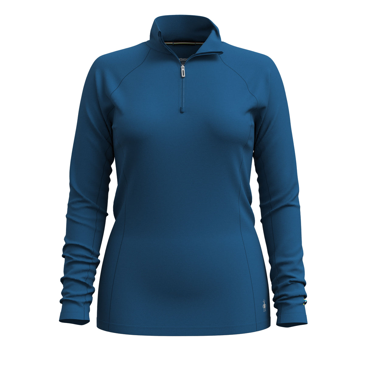 Women's Classic All-Season Merino Base Layer 1/4 Zip Boxed Twilight Blue - ver - 3