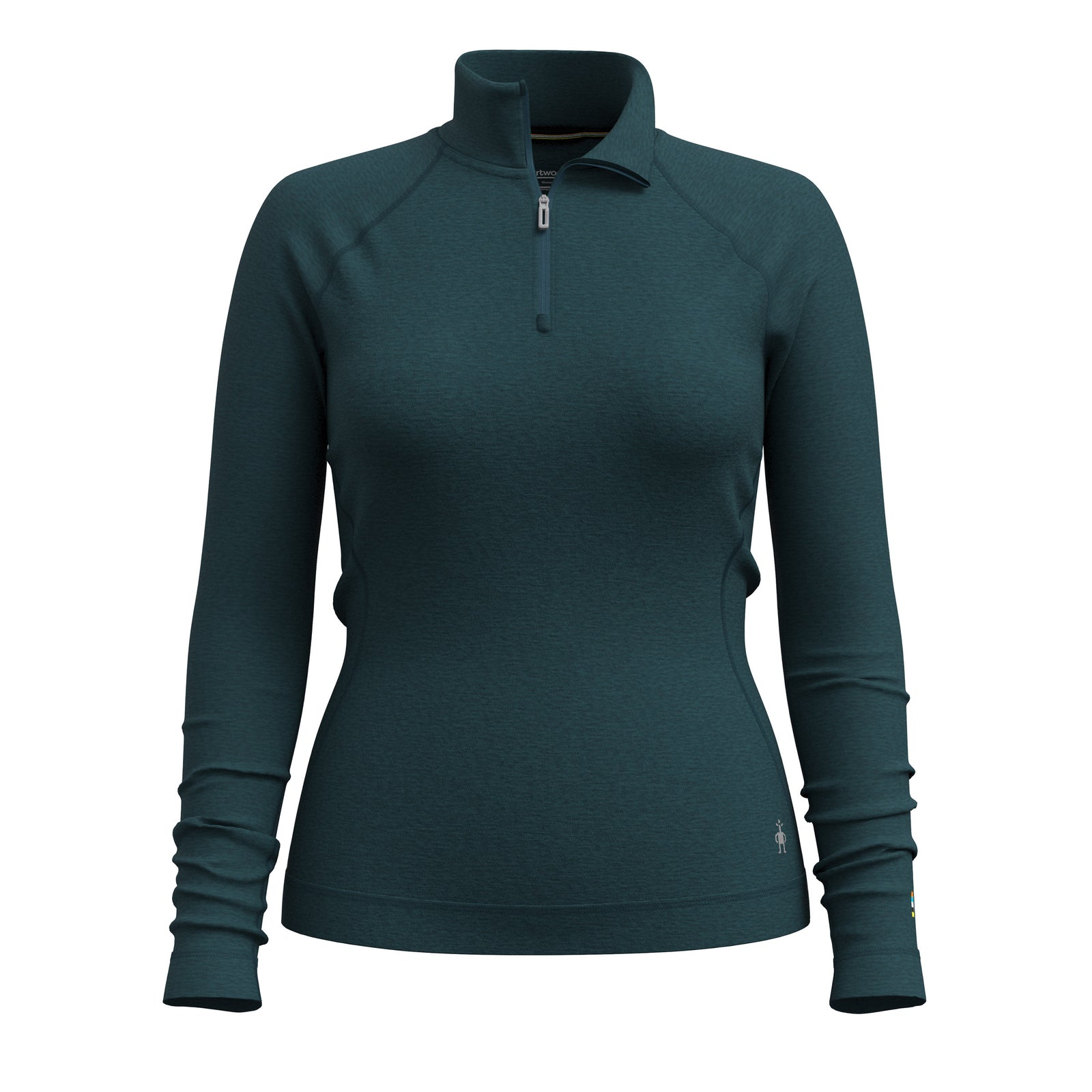 Strato base con mezza cerniera Classic Thermal Merino da donna  - visualizza - 3