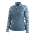 Classic Thermal 1/4 Base Layer Zip Nightfall Fair Isle Fun - ver - 3