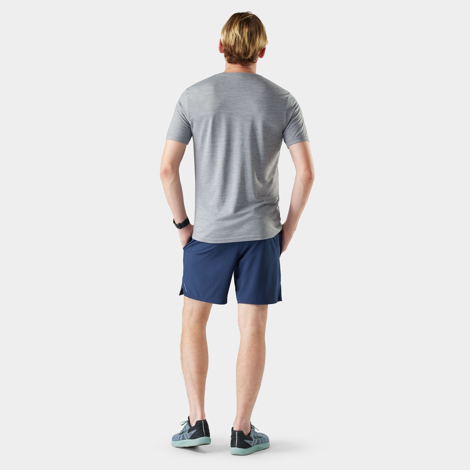Gefütterte Shorts 7" (18cm) Active für Herren Deep Navy - ansehen - 2
