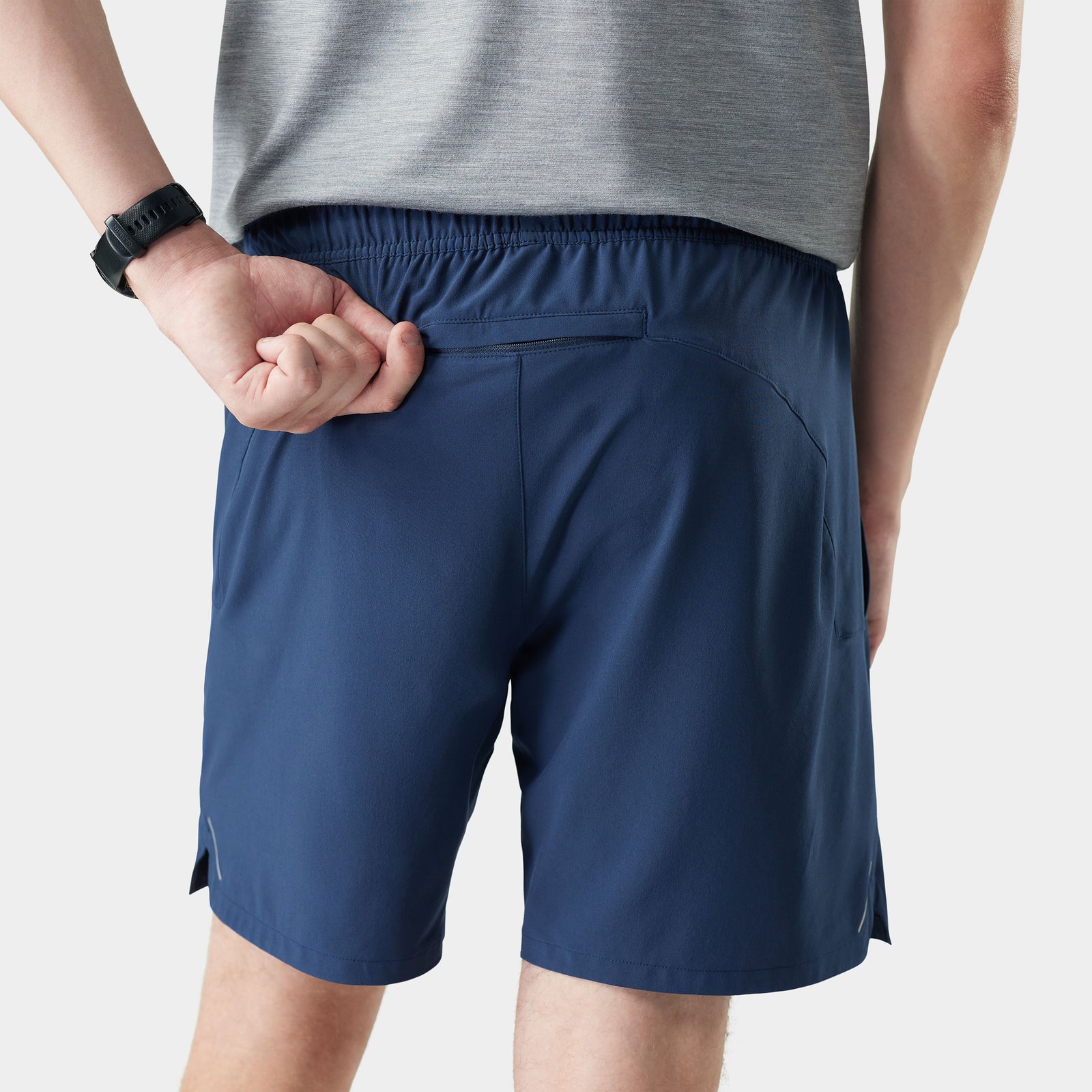 Gefütterte Shorts 7" (18cm) Active für Herren Deep Navy - ansehen - 3