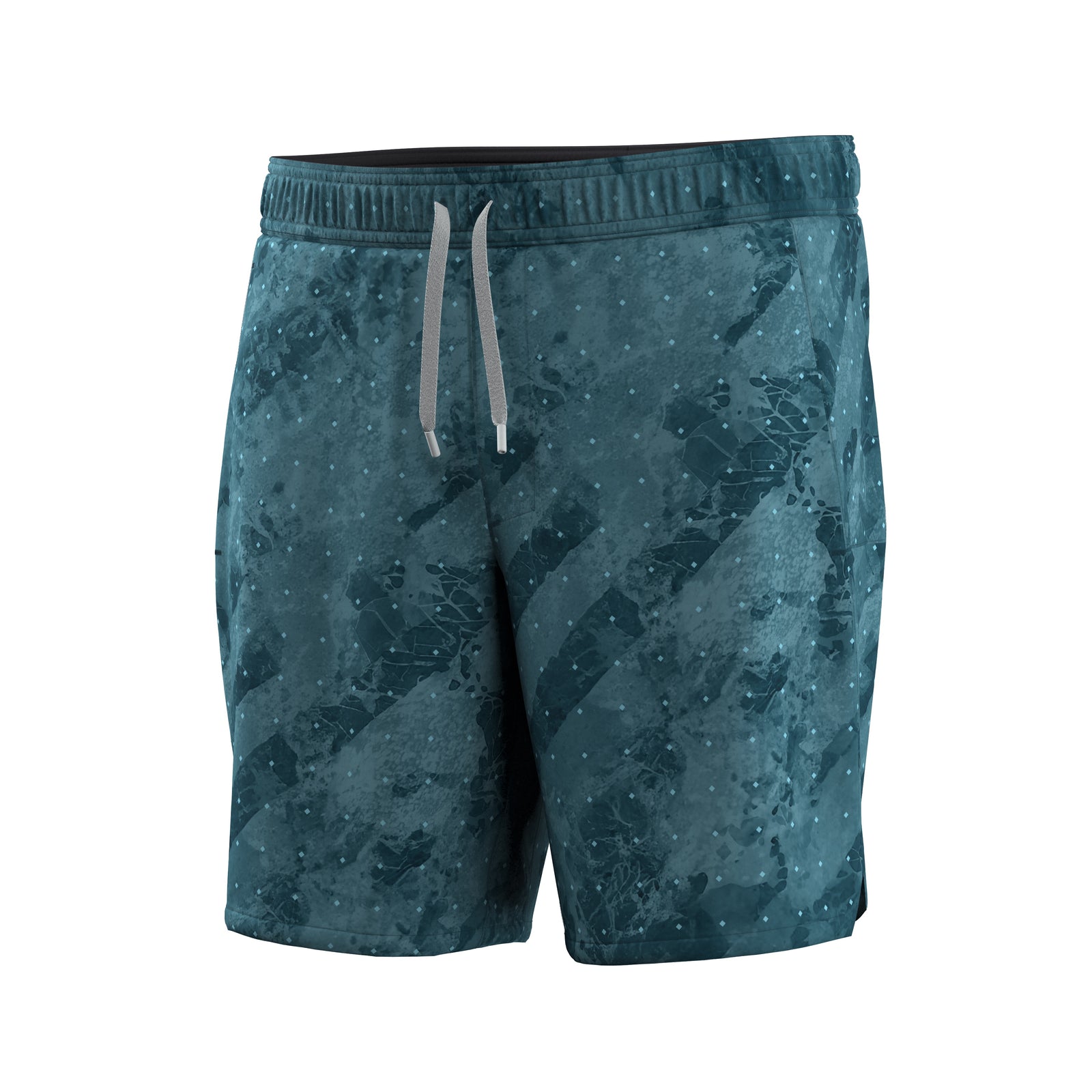 Men's Active Lined 7" Short Mineral Blue Shale - ver - 5