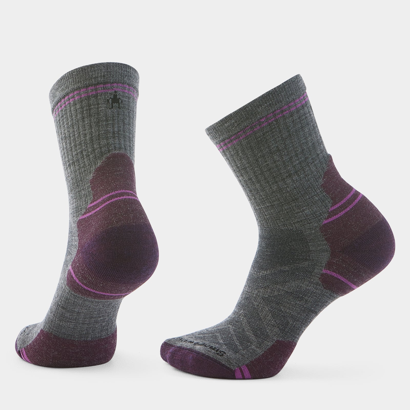 Women's Hike Mid Crew Socks Medium Gray - ver - 1