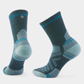 Women's Hike Mid Crew Socks Twilight Blue - ver - 1