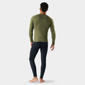 Men's Intraknit™ All-Season Merino Base Layer Crew Winter Moss - ver - 2