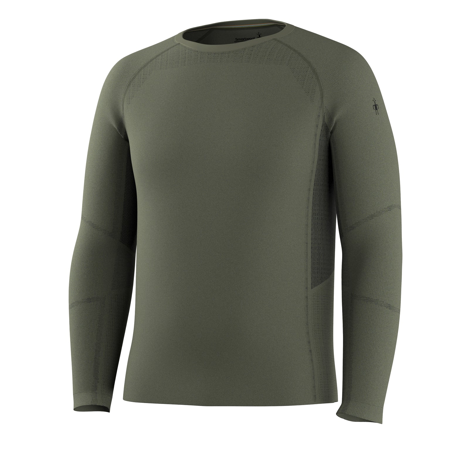 Men's Intraknit™ All-Season Merino Base Layer Crew Winter Moss - ver - 4