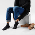 Women's Everyday Roll Top Ankle Socks Black - ver - 2
