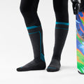 Women's Ski OTC Socks Charcoal - ver - 2
