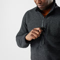 Men's Second Cut™ Fleece 1/2 Zip Charcoal - ver - 3