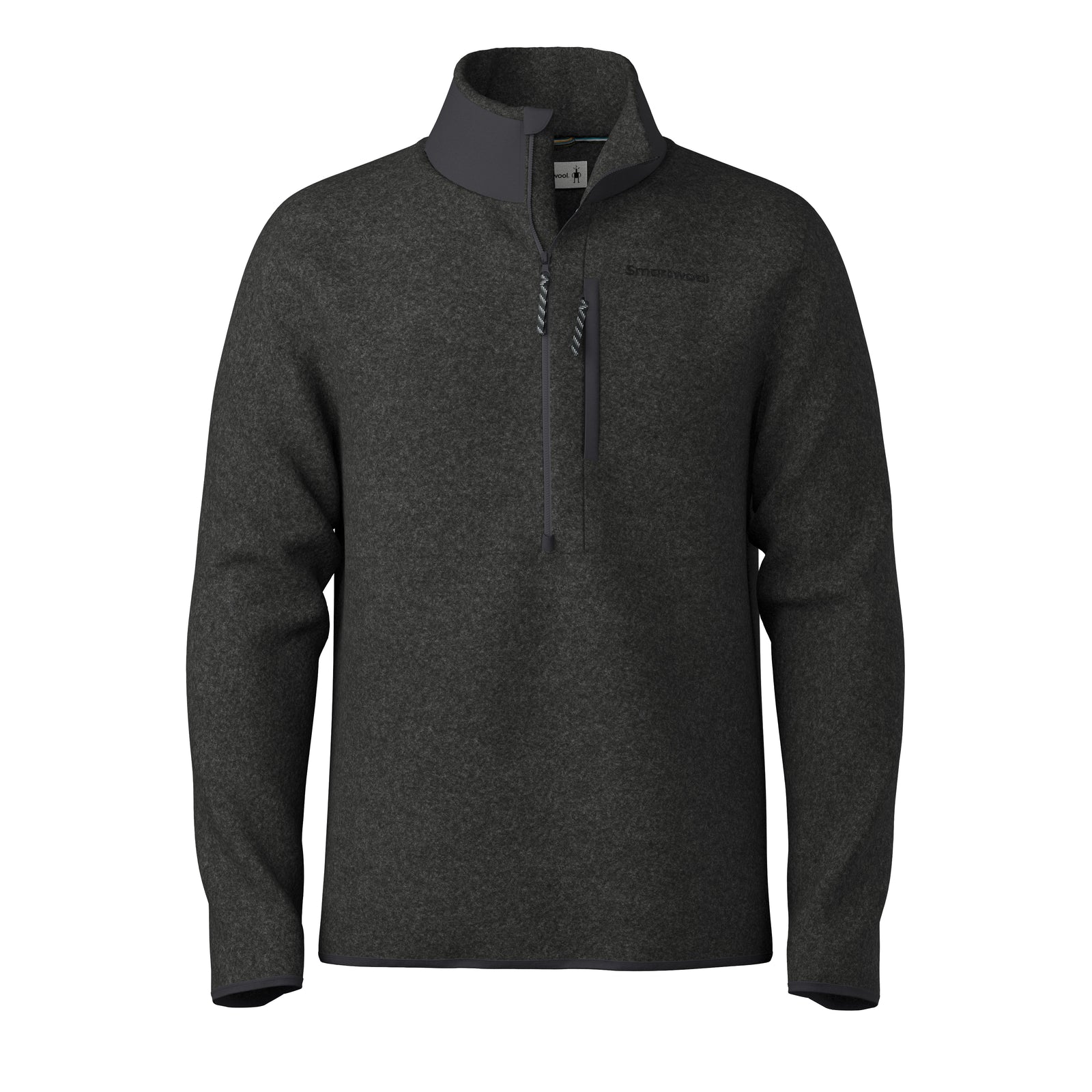 Men's Second Cut™ Fleece 1/2 Zip Charcoal - ver - 4