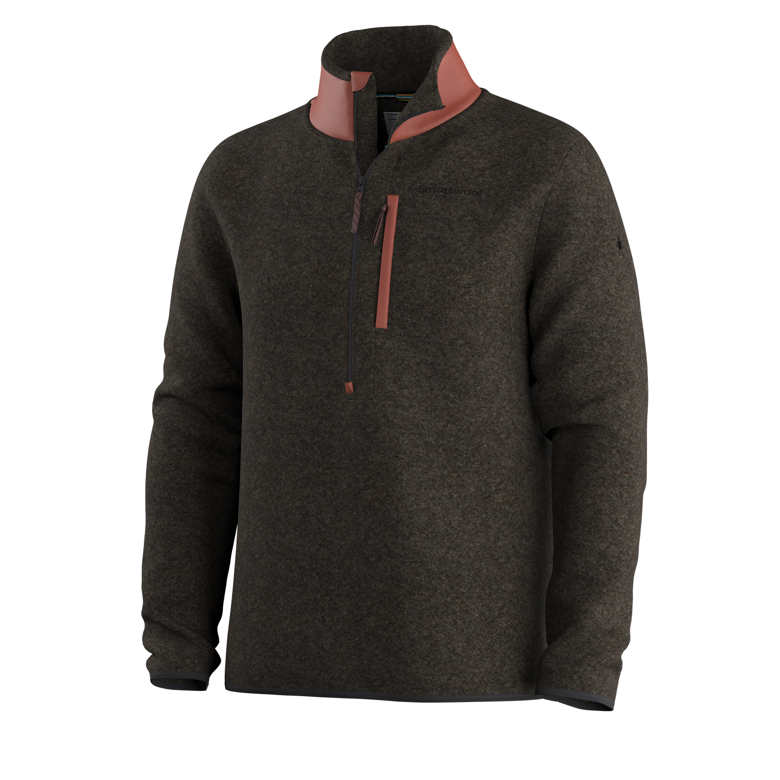 Fleece 1/2 Zip Burnt Sienna - ver - 4