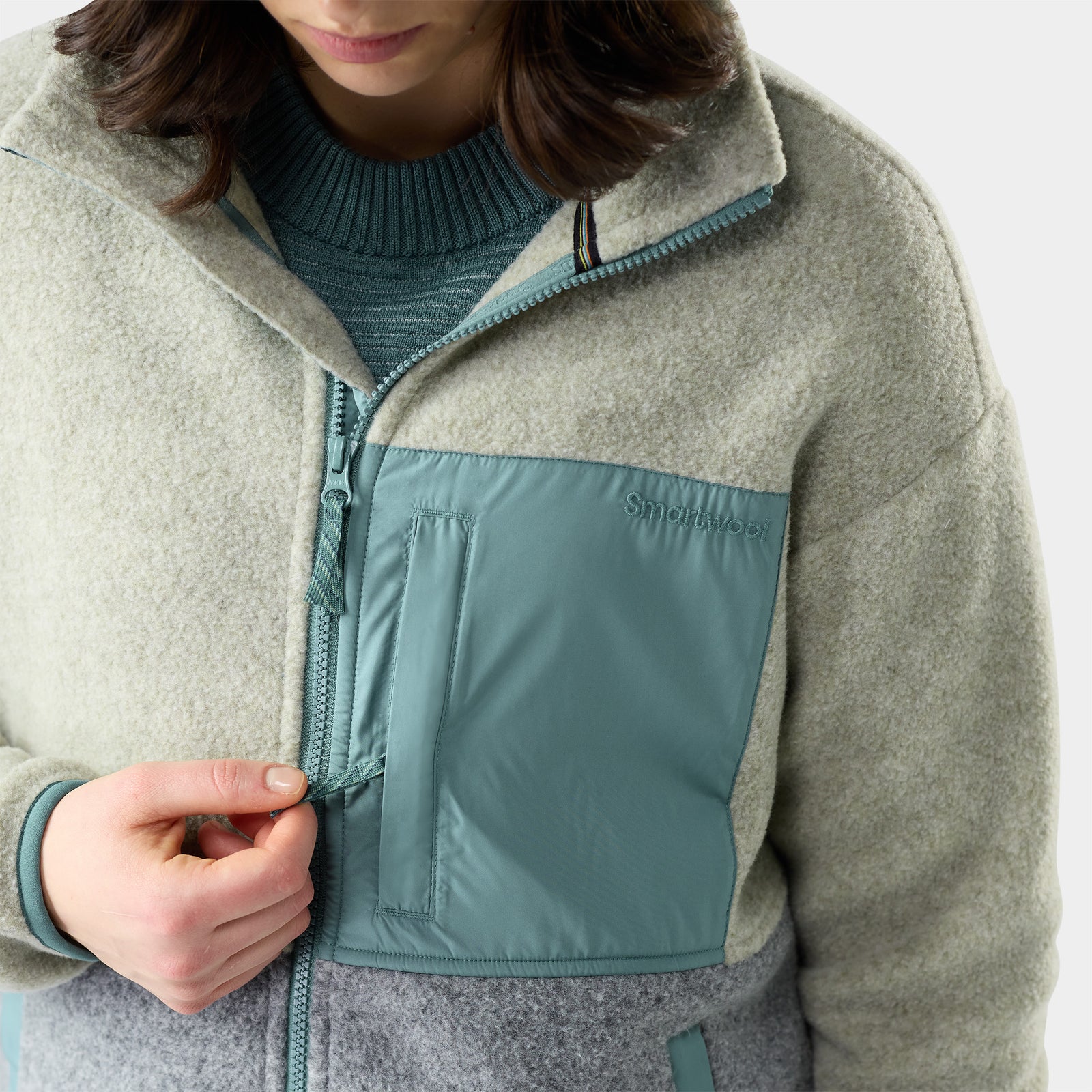 Fleece Jacket Green Tea - ver - 3