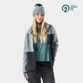 Fleece Jacket Charcoal/Light Gray - ver - 1