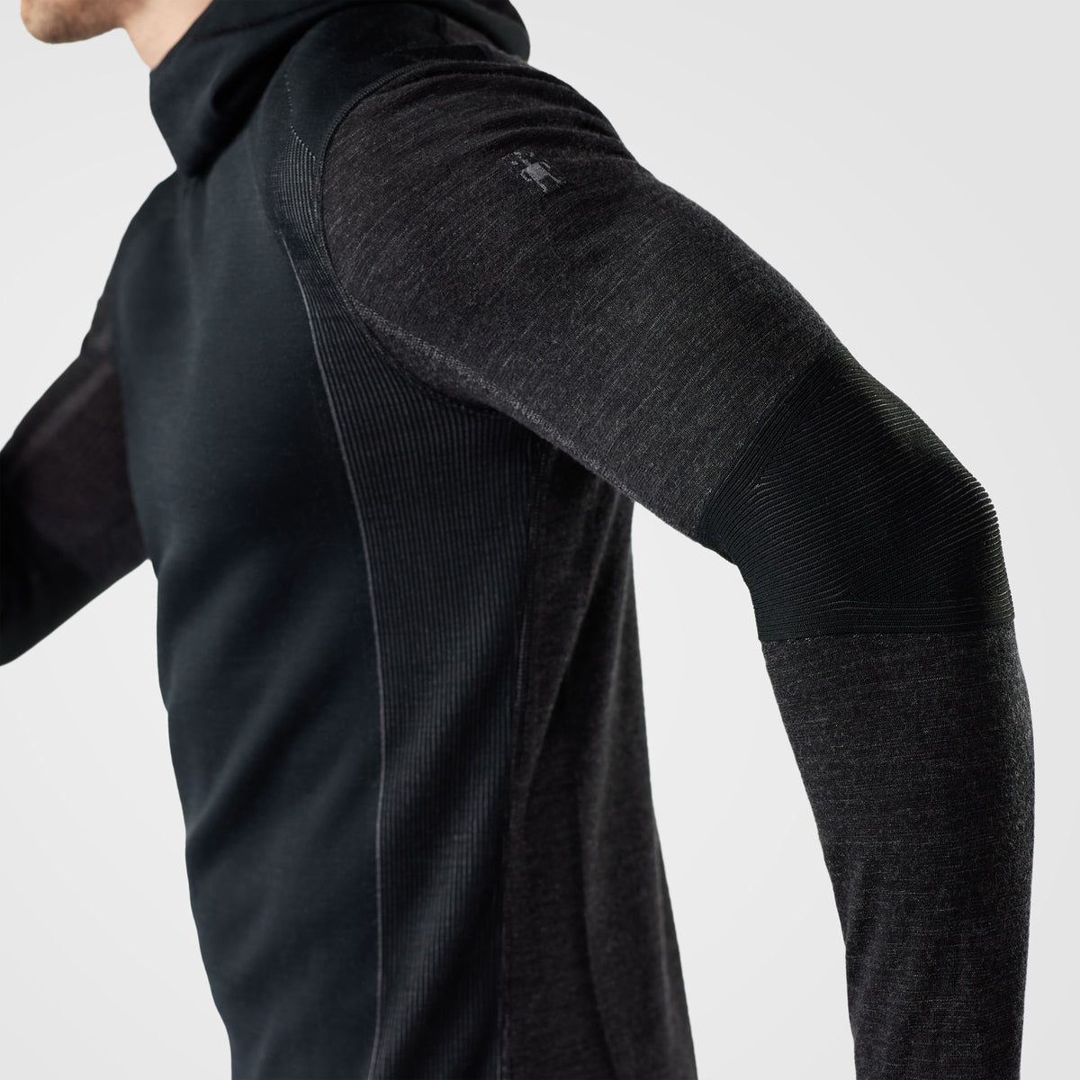 Felpa con cappuccio strato base da uomo Intraknit Thermal Merino  - visualizza - 4