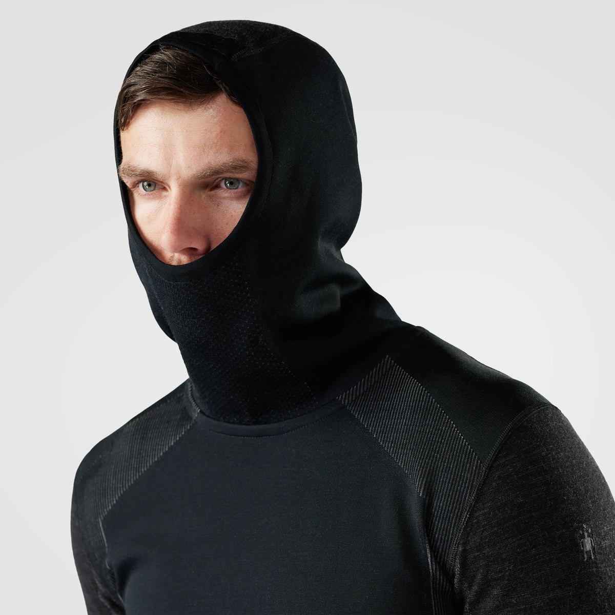 Felpa con cappuccio strato base da uomo Intraknit Thermal Merino  - visualizza - 5