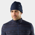 Thermal Rib Beanie Nightfall Blue Heather - ver - 2
