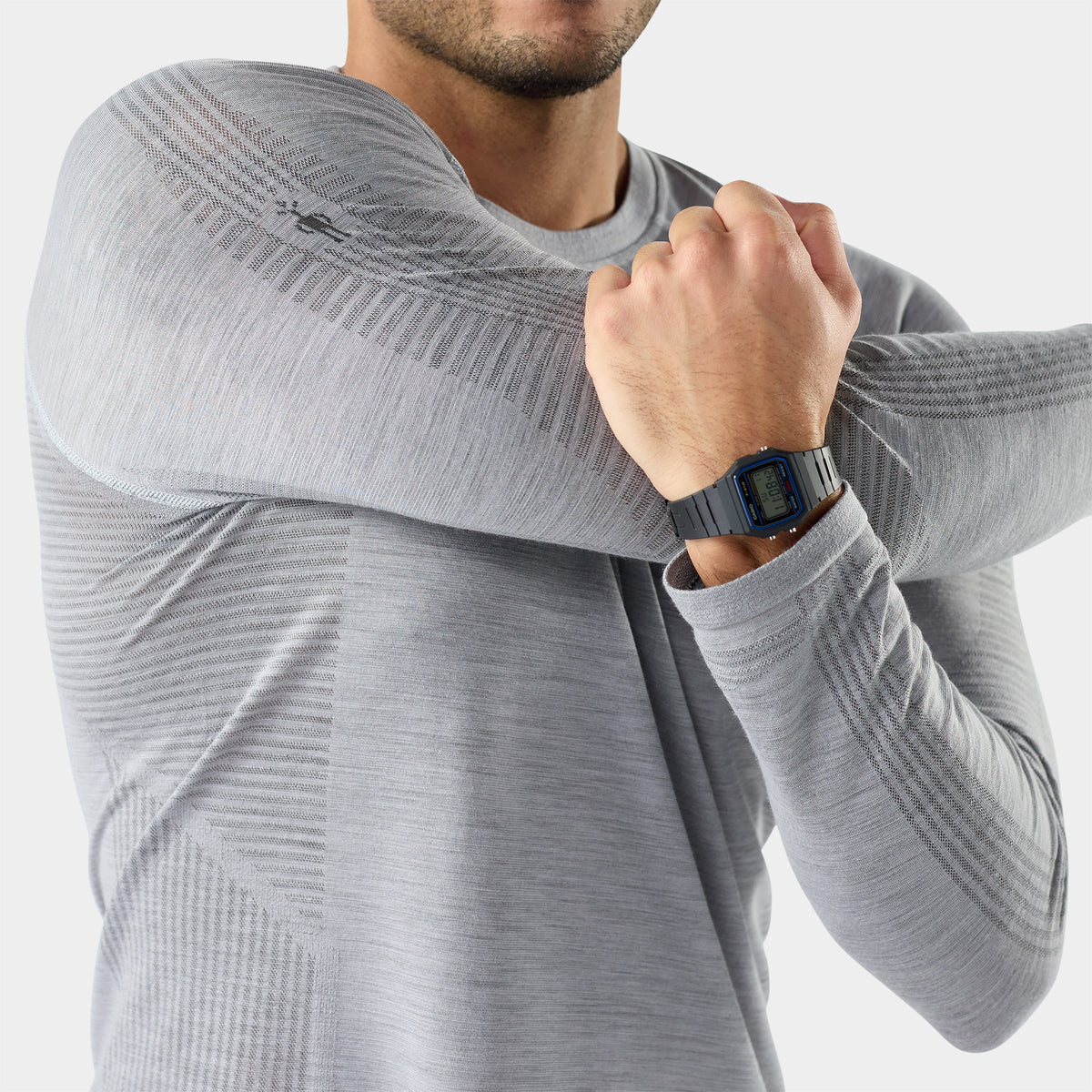 Seamless Top Light Gray - 3