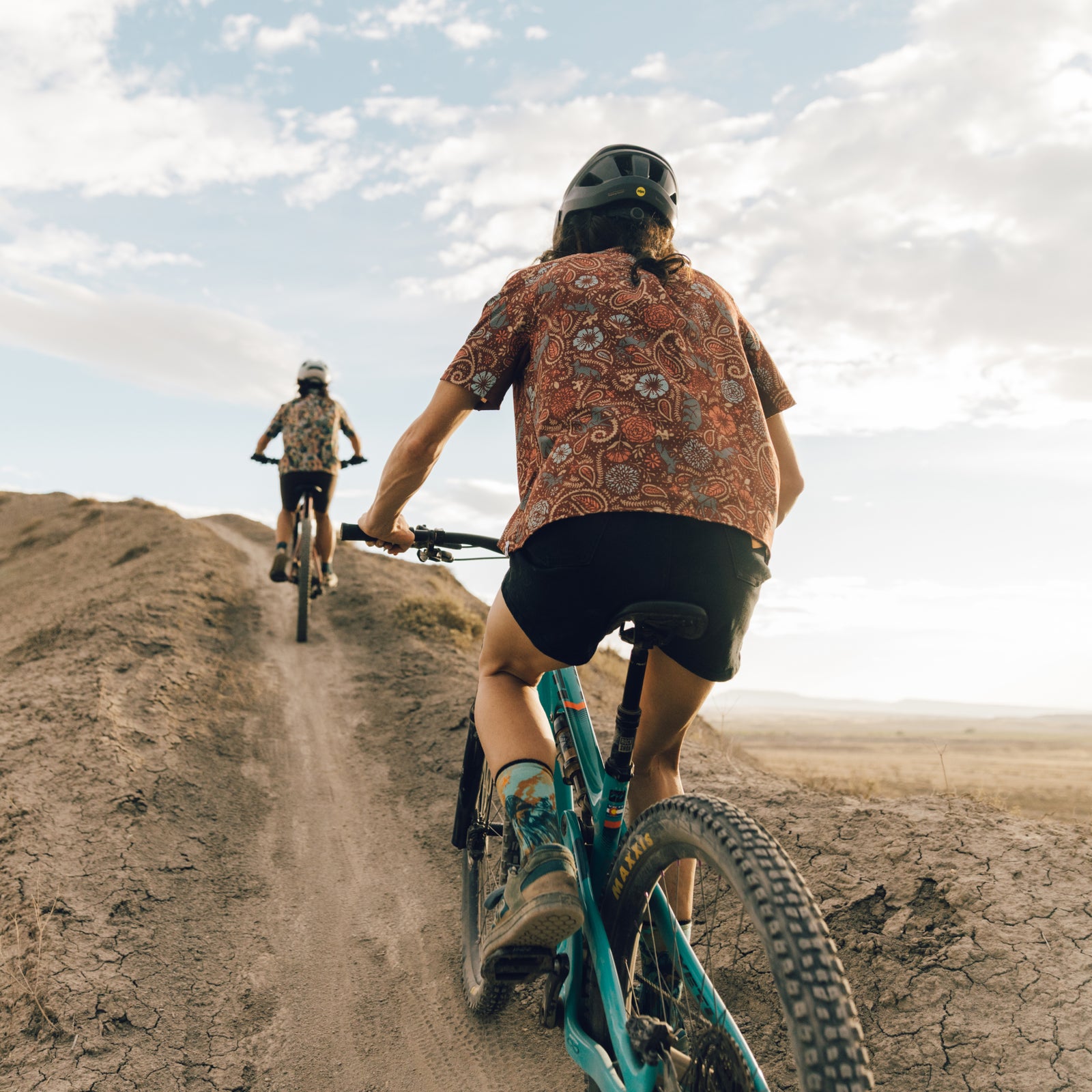 Calze da ciclismo Zero Cushion Rugged Ride Print Crew  - visualizza - 3