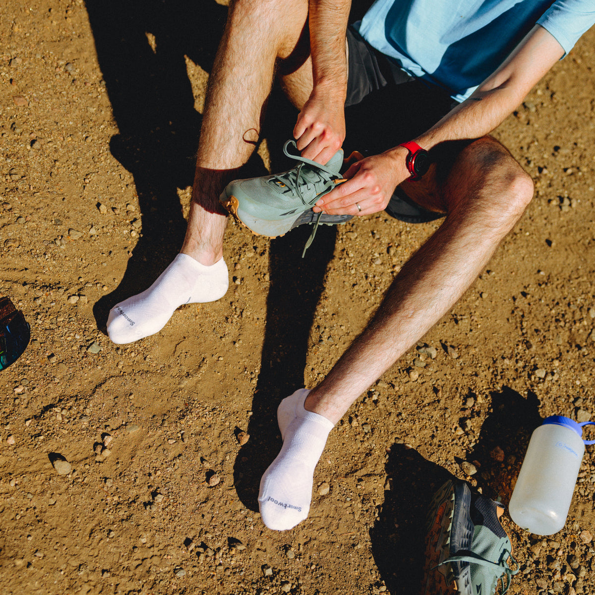 Run No Show Socks White - 3