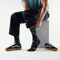Everyday Through the Trees Crew Socks Black - ver - 2