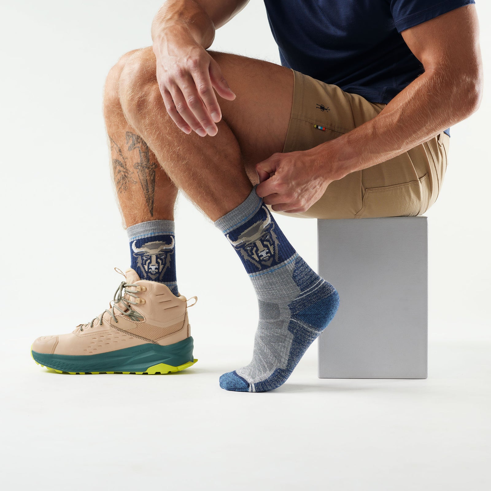 Light Cushion Bison Crew Wandersocken  - ansehen - 2