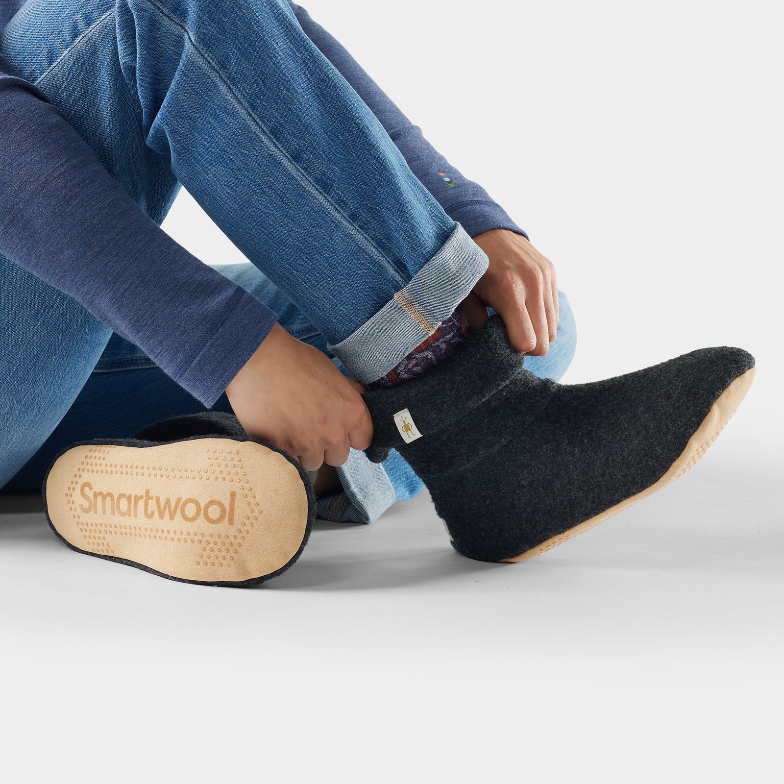 Second Cut™ Fleece Slipper Charcoal - ver - 2