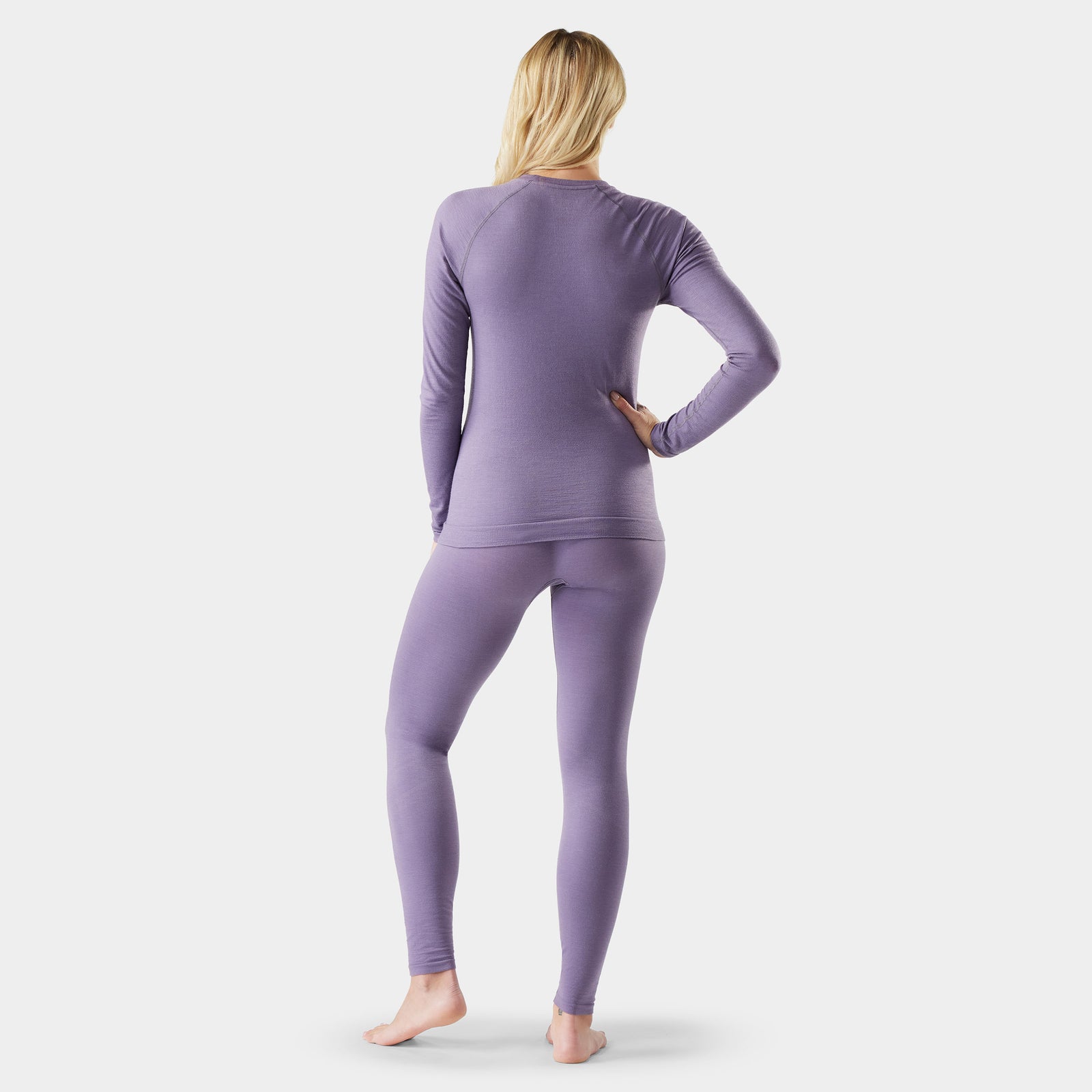 Women's Intraknit™ All-Season Merino Base Layer Bottom Purple Storm - ver - 2