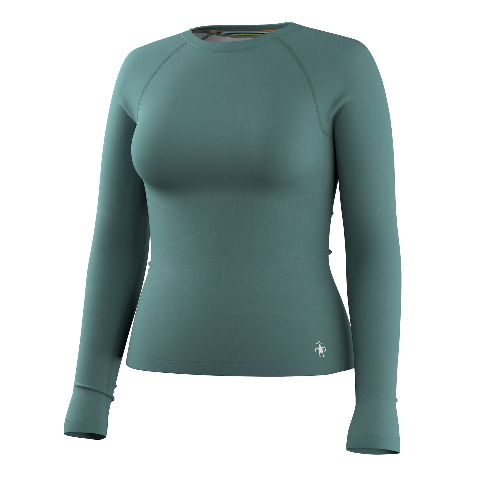 Women's Intraknit™ All-Season Merino Base Layer Crew Dusty Teal - ver - 4
