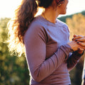 Women's Intraknit™ All-Season Merino Base Layer Crew Purple Storm - ver - 6