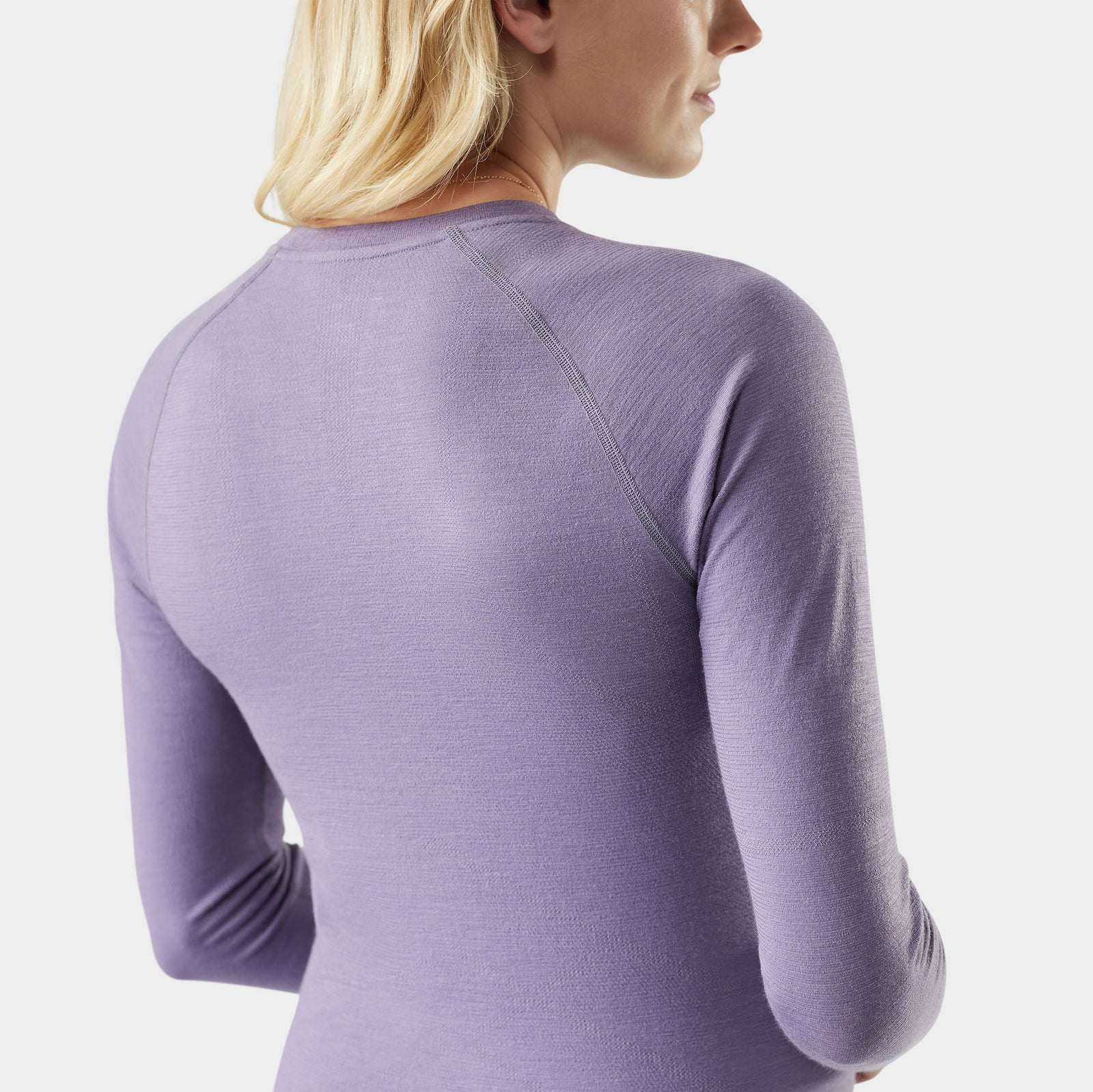 Women's Intraknit™ All-Season Merino Base Layer Crew Purple Storm - ver - 3