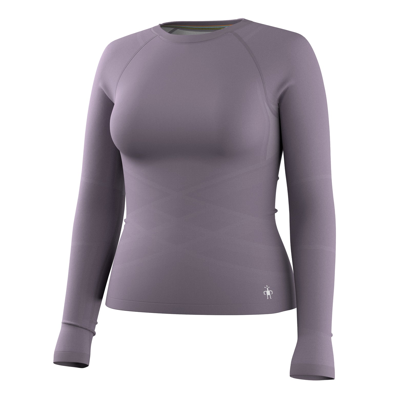 Women's Intraknit™ All-Season Merino Base Layer Crew Purple Storm - ver - 4