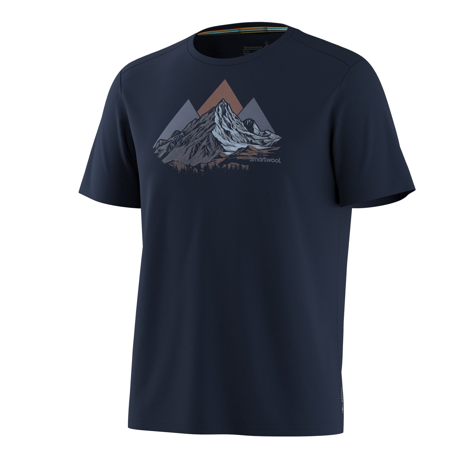 Men's Peak Bagger Active Short Sleeve Graphic Tee Navy - ver - 2