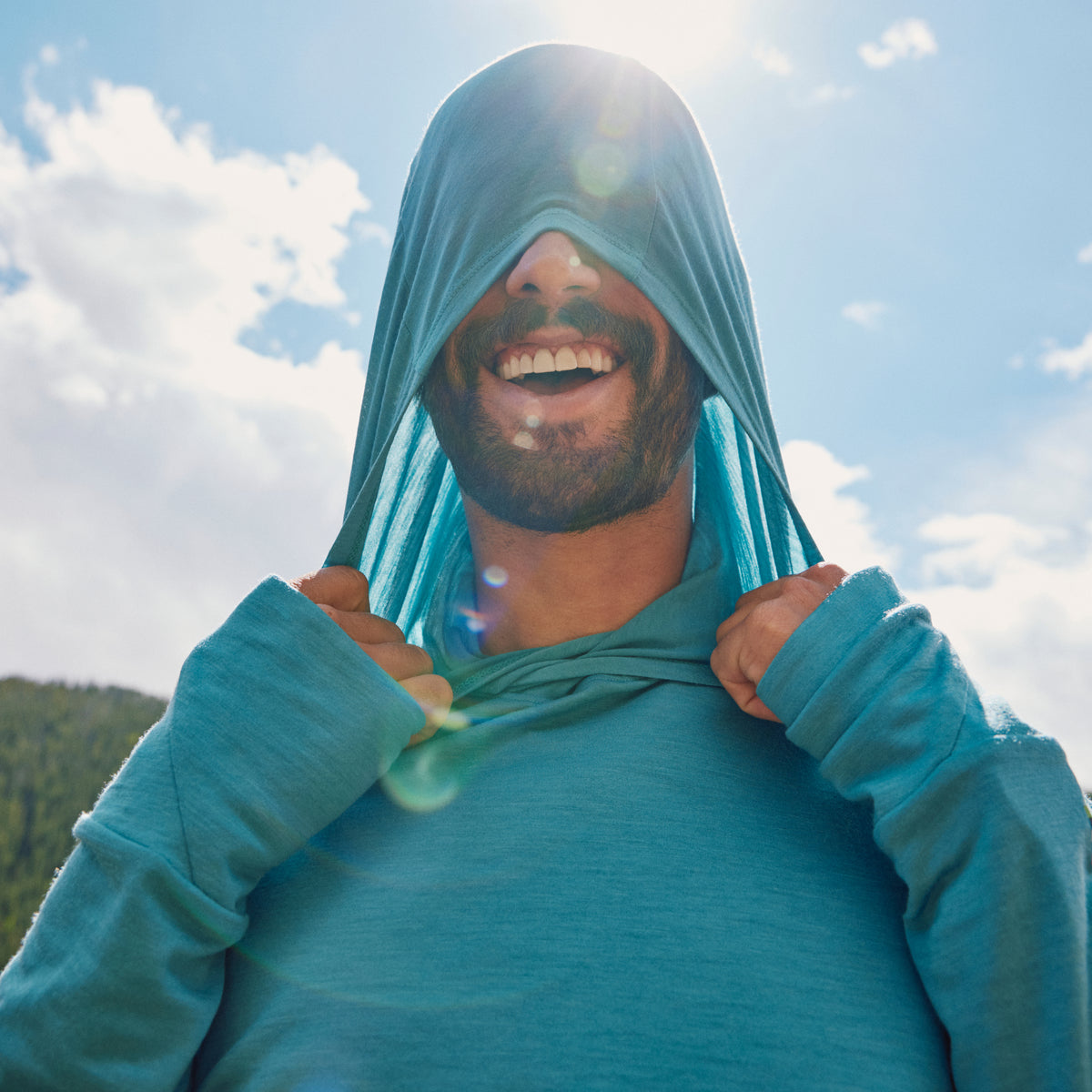 Merino Sun Kapuzenpullover für Herren  - ansehen - 6